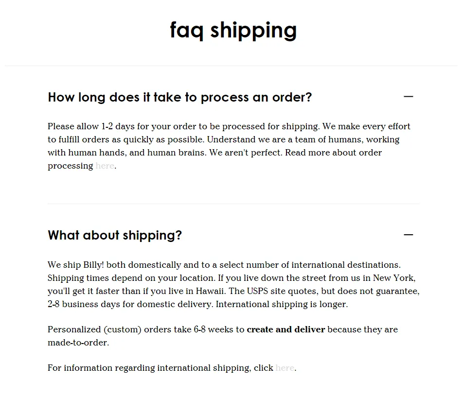 Shopify shipping policy template printable coloring page