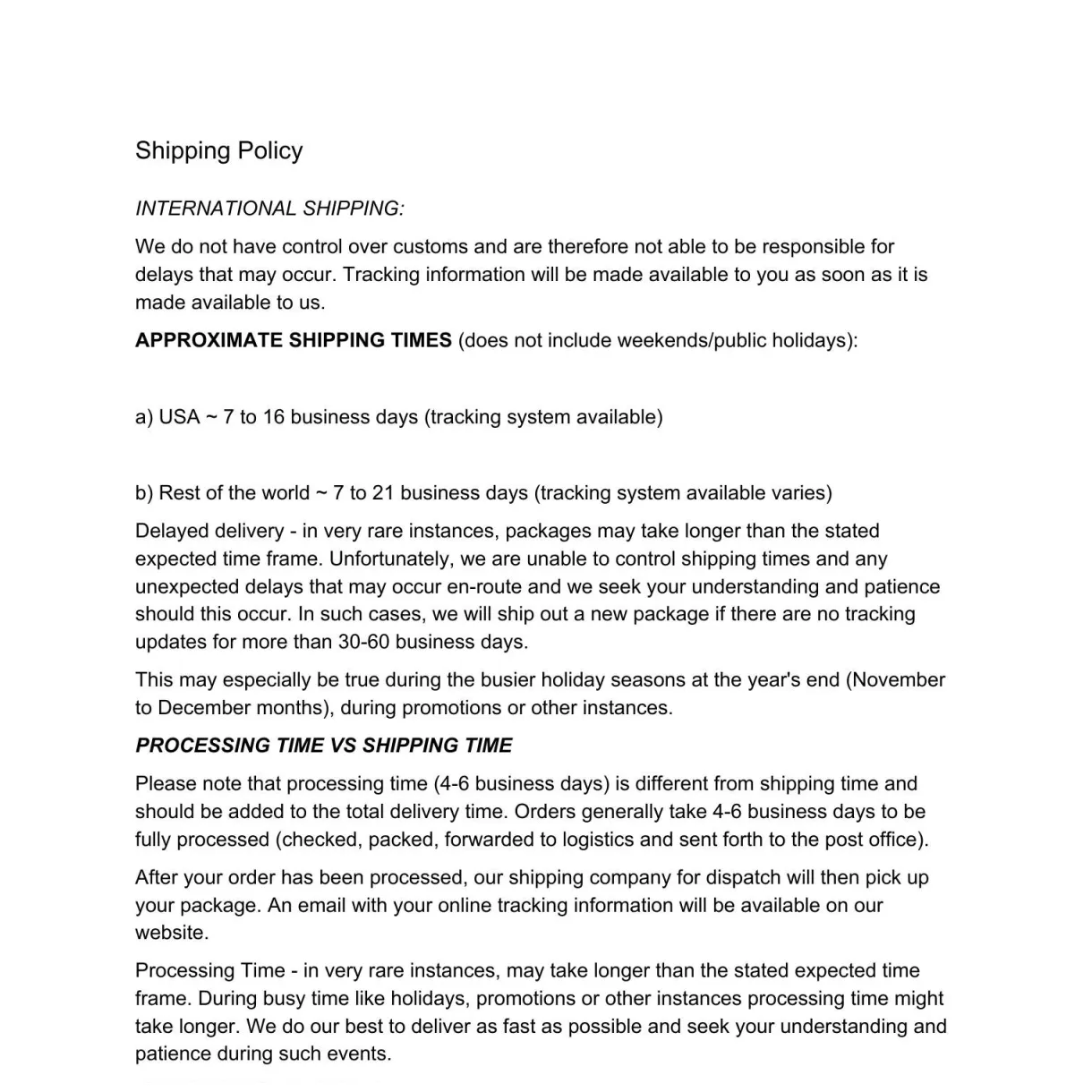 Shipping policy downloaded faq.pdf docdroid