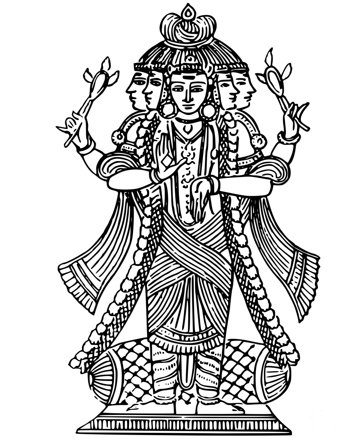 Vintage colouringpages