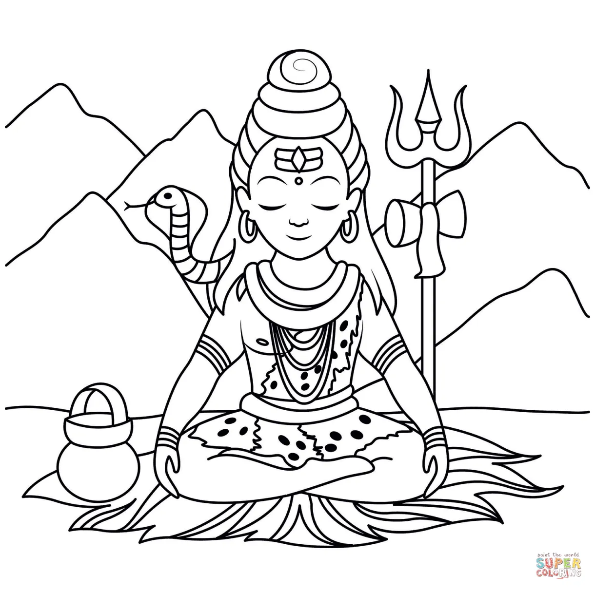 Cartoon free printable coloring pages