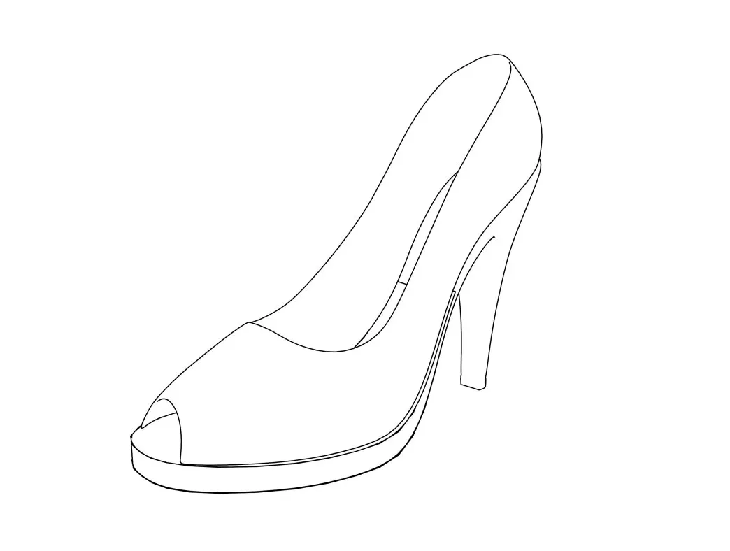 Shoe Coloring Page - Wecoloringpage.com