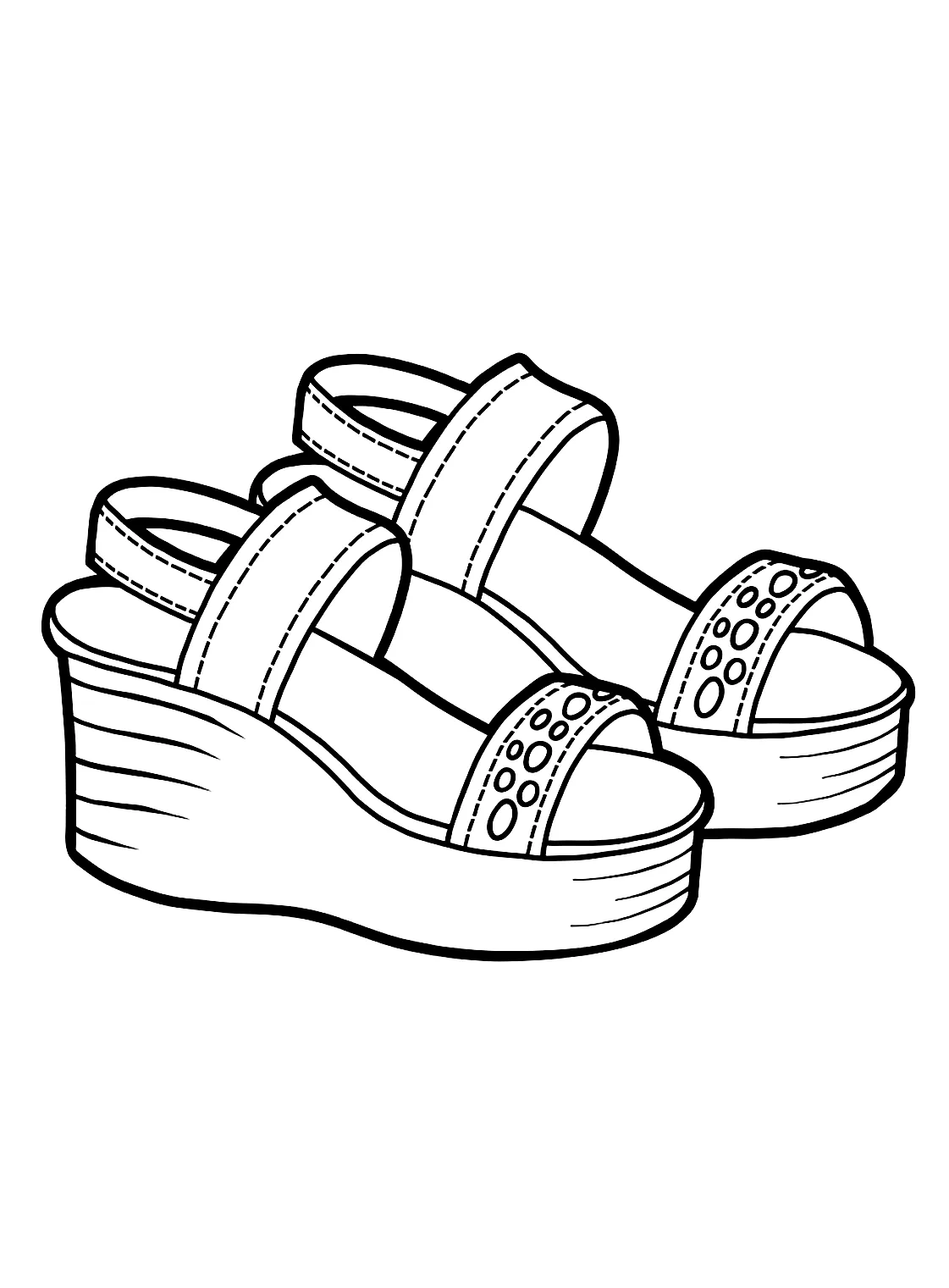 91 free printable shoe coloring pages