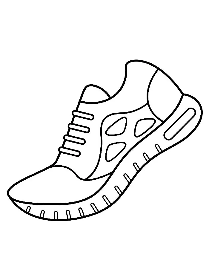 Shoe coloring pages free printable pdf