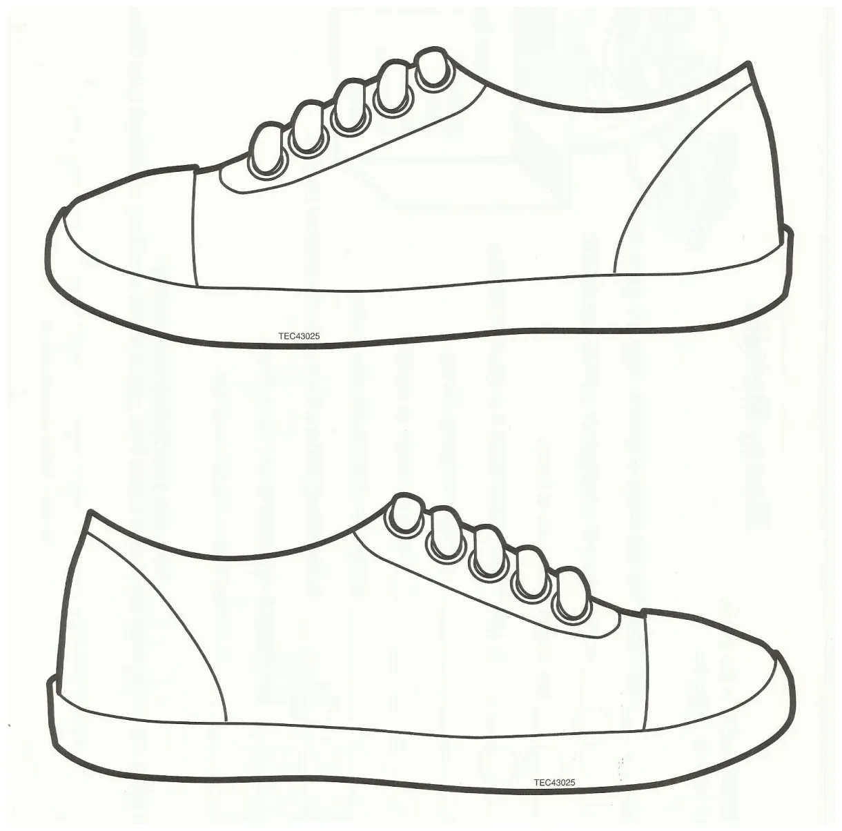 Blank shoe coloring page coloring coloring pages