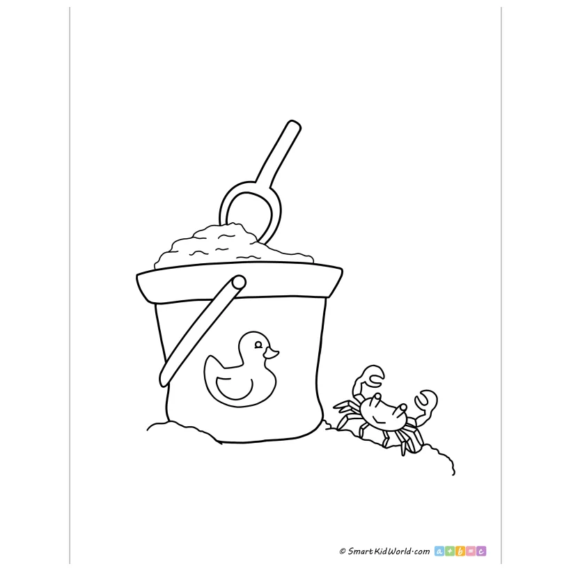 Shovel And Pail Coloring Pages [2025]