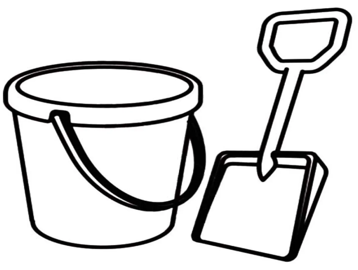 Shovel Coloring Page at GetColorings.com | Free printable colorings