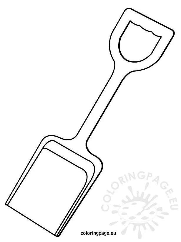 Shovel coloring page – Coloring Page