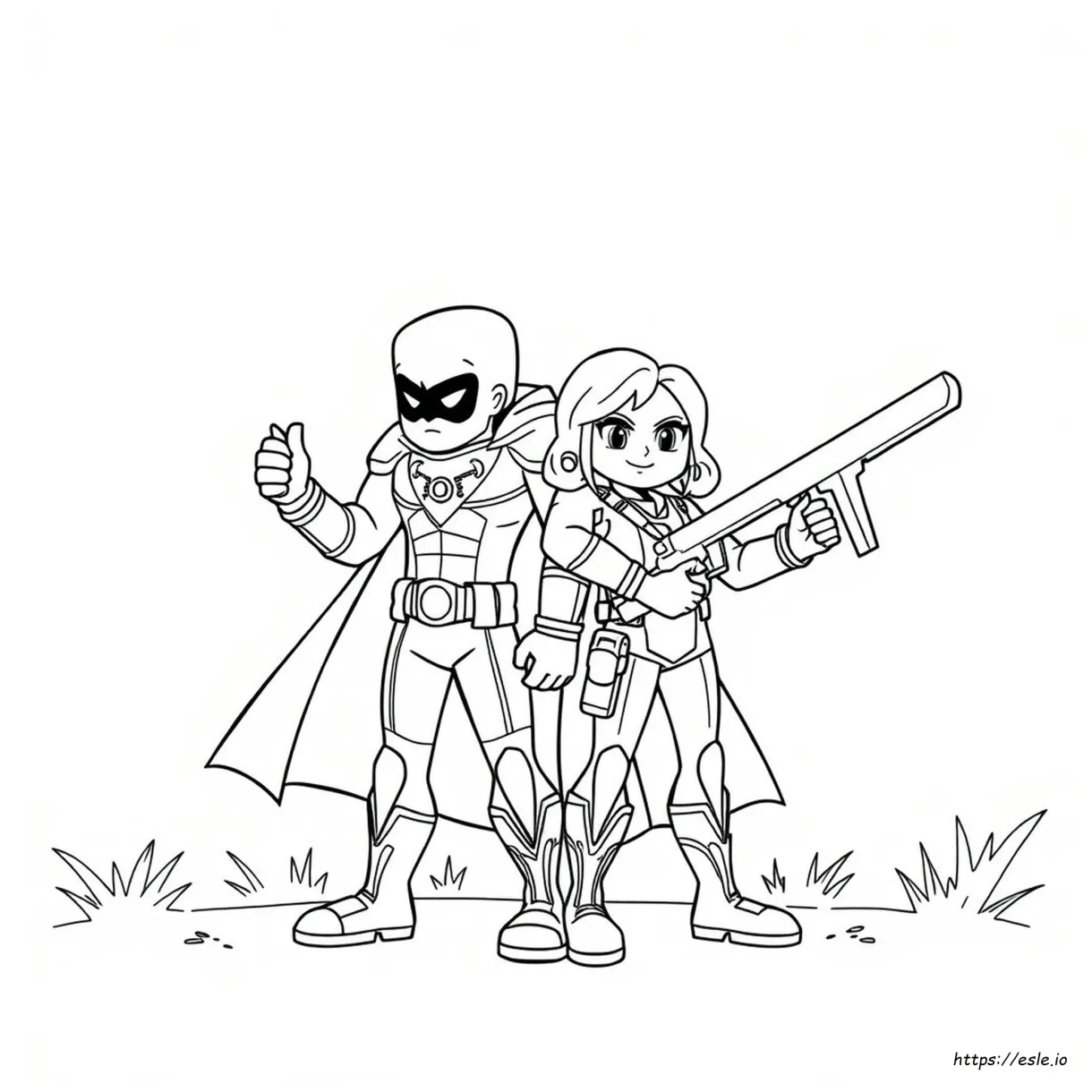 Kolorowanki dla pomocników