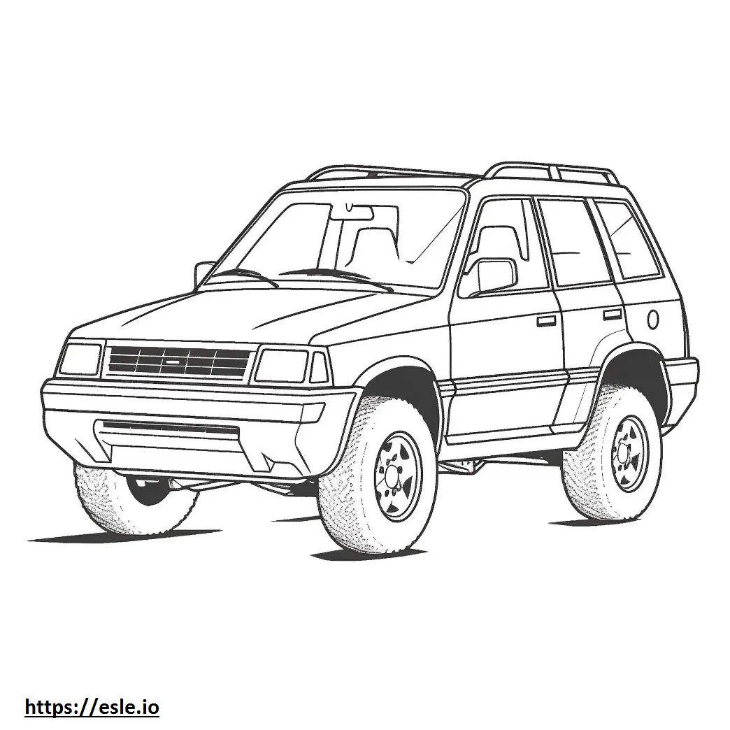 Suzuki sidekick sport 2wd coloring page