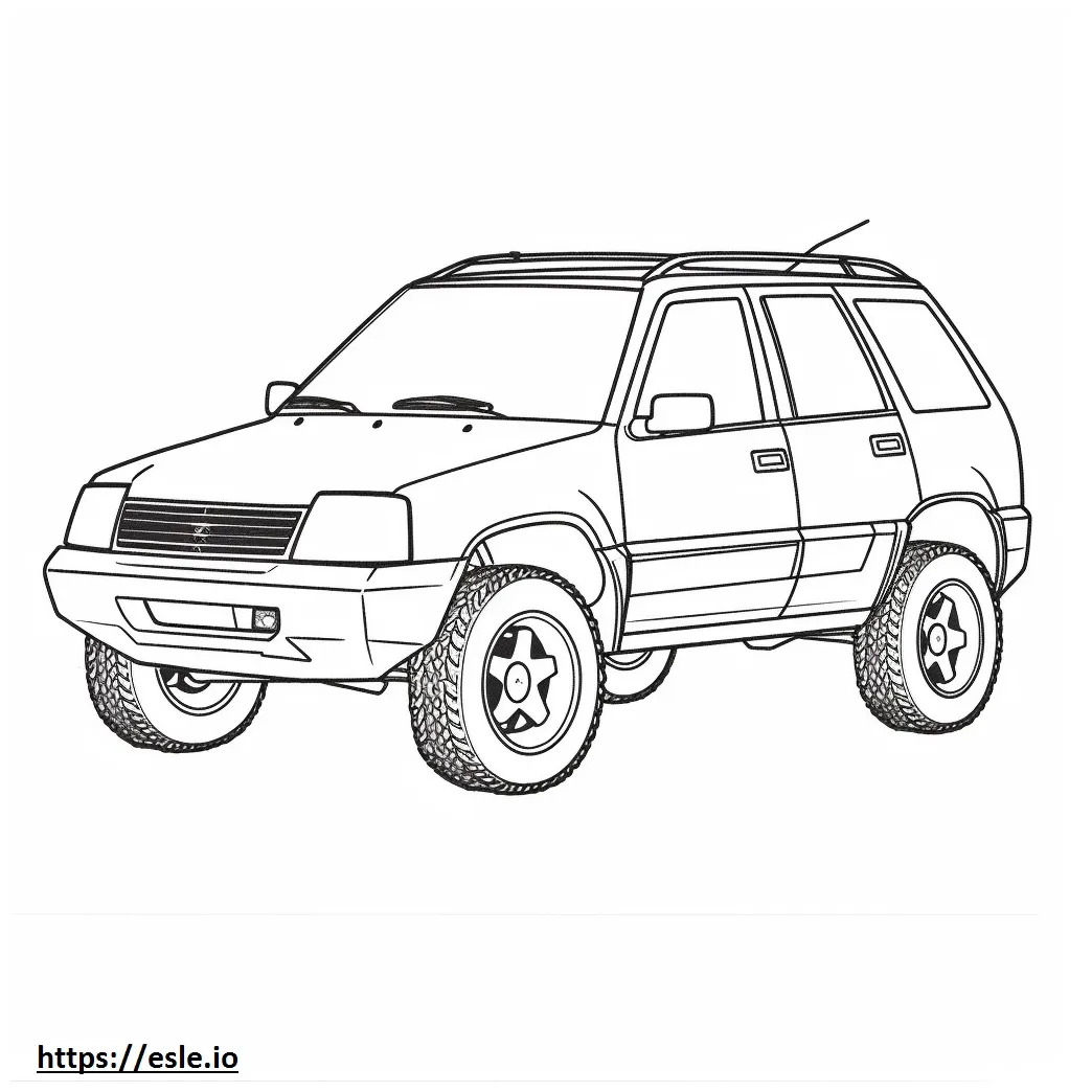 Suzuki sidekick sport 2wd coloring page
