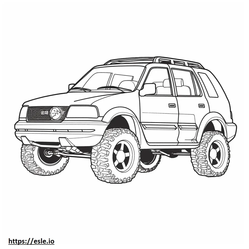 Suzuki sidekick sport 2wd coloring page