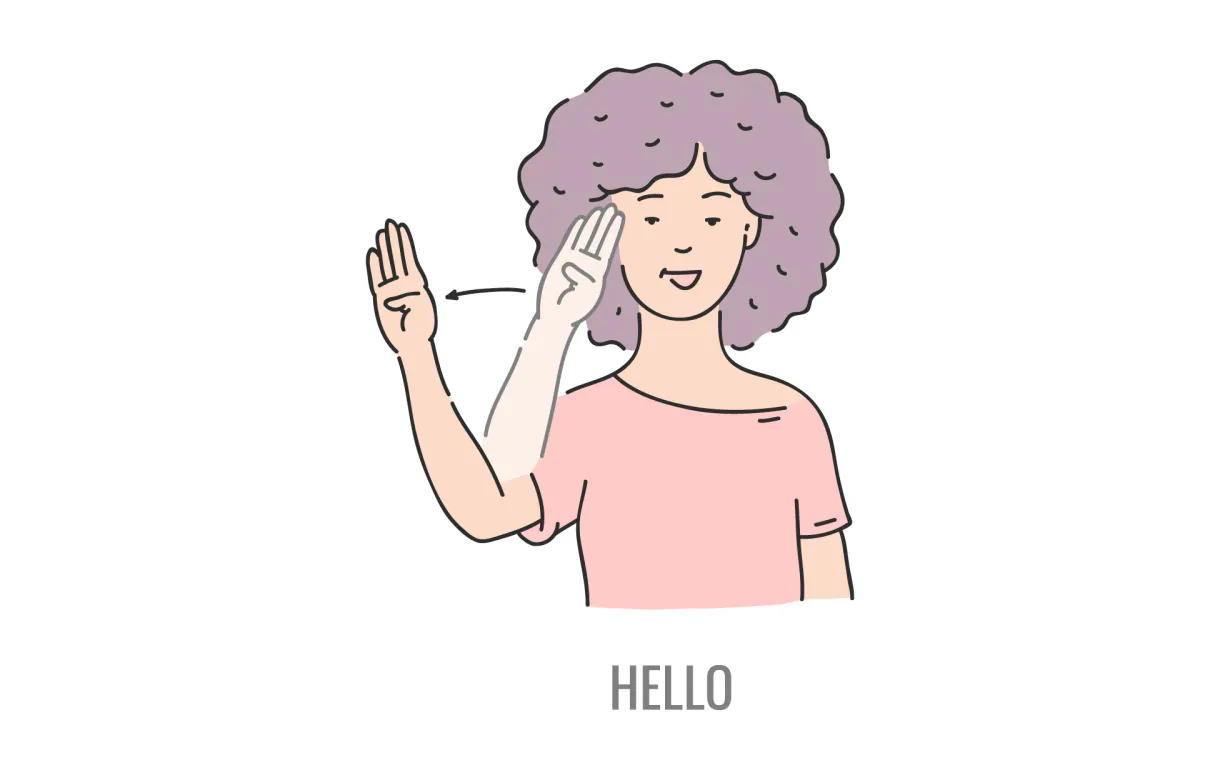 Basic children's sign language how to practise kchh