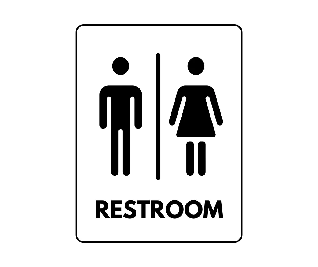 Toilet sign printable templates free pdf downloads