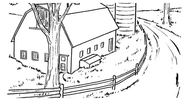 Farm coloring pages