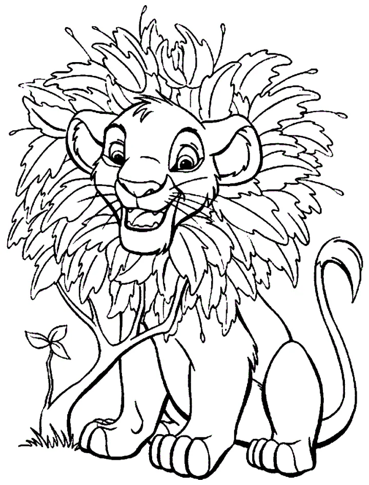 Simba Coloring Pages - Coloring Home