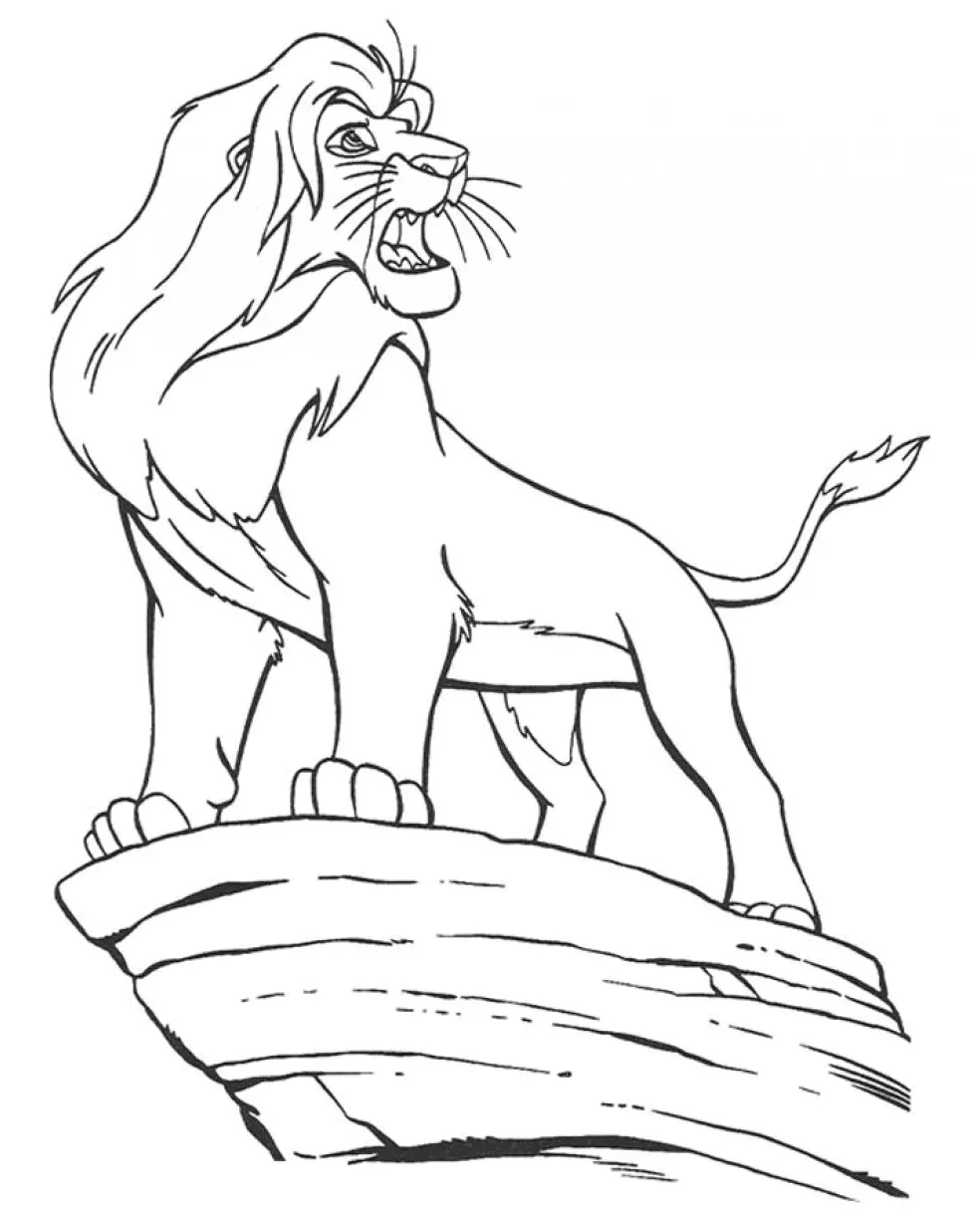 Simba Coloring Pictures Coloring Pages