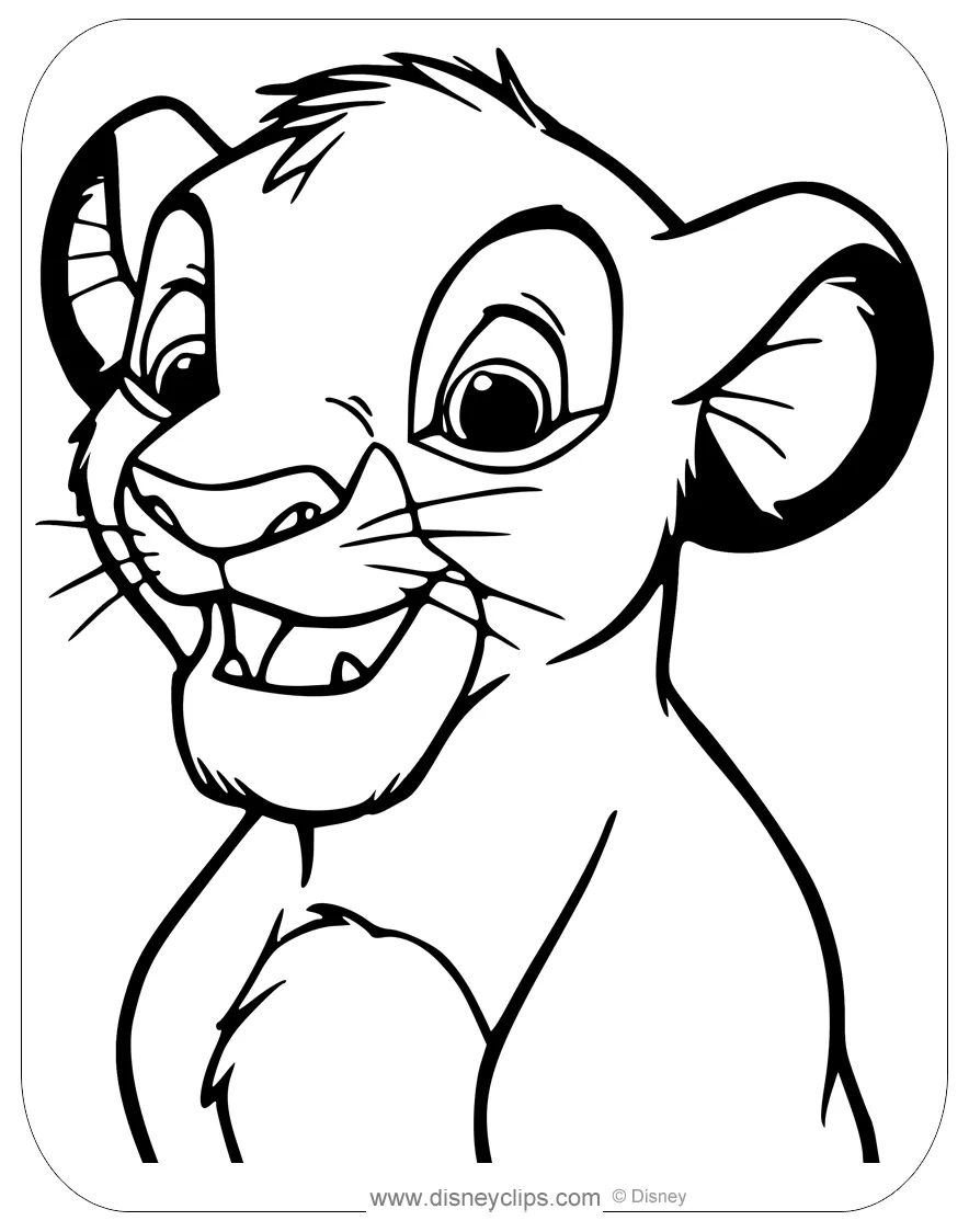 Simba Coloring Pictures Coloring Pages