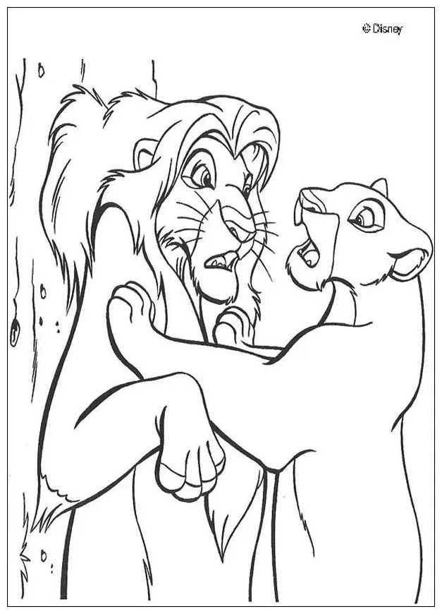 Simba coloring pages coloring home