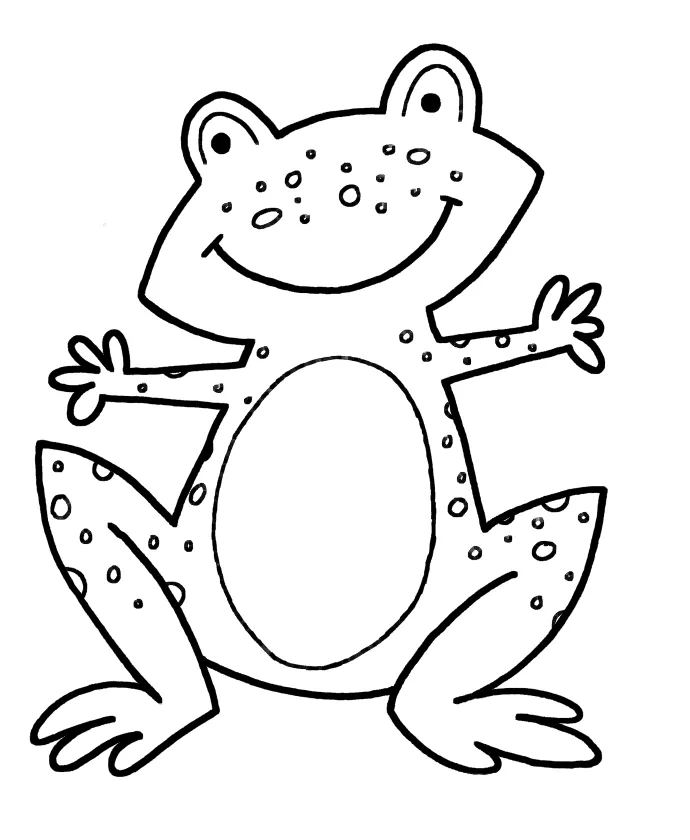 Simple Animal Coloring Pages - Coloring Home
