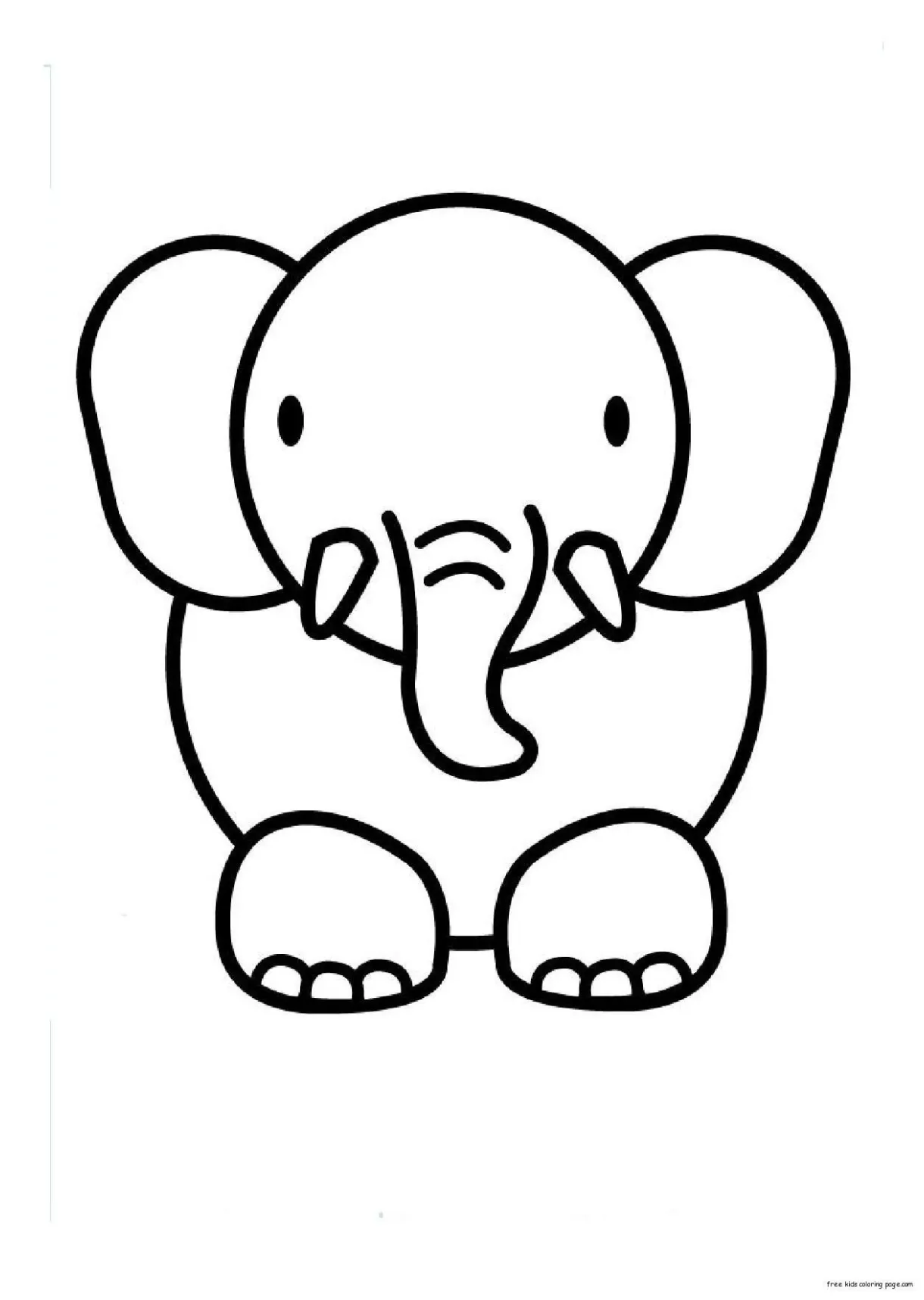 Simple Animal Coloring Pages at GetColorings.com | Free printable