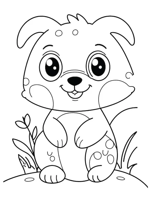 Simple Animal Coloring Pictures | Freepik