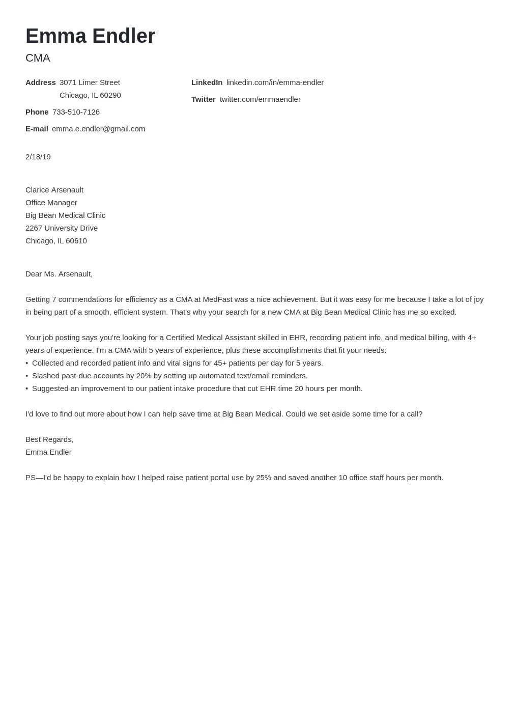 What should a look like infoupdate