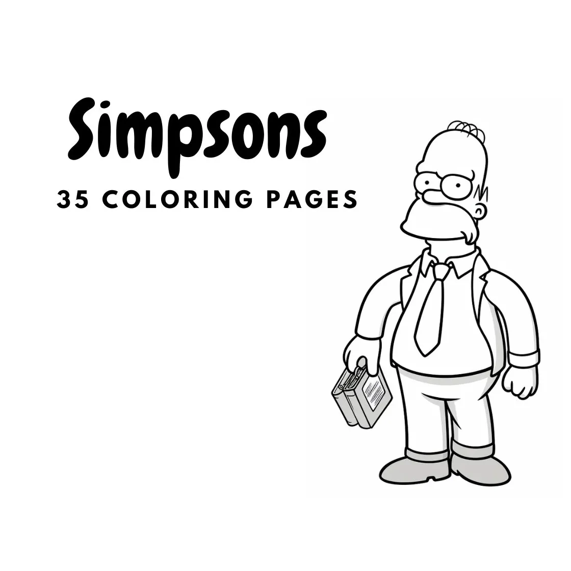 Simpsons printable coloring pages [2025]