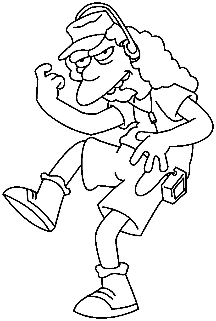 Simpson coloring pages to download and print for free