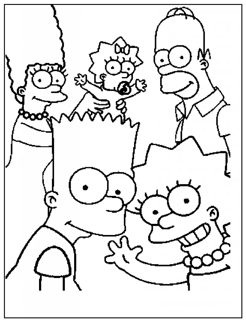 The coloring pages