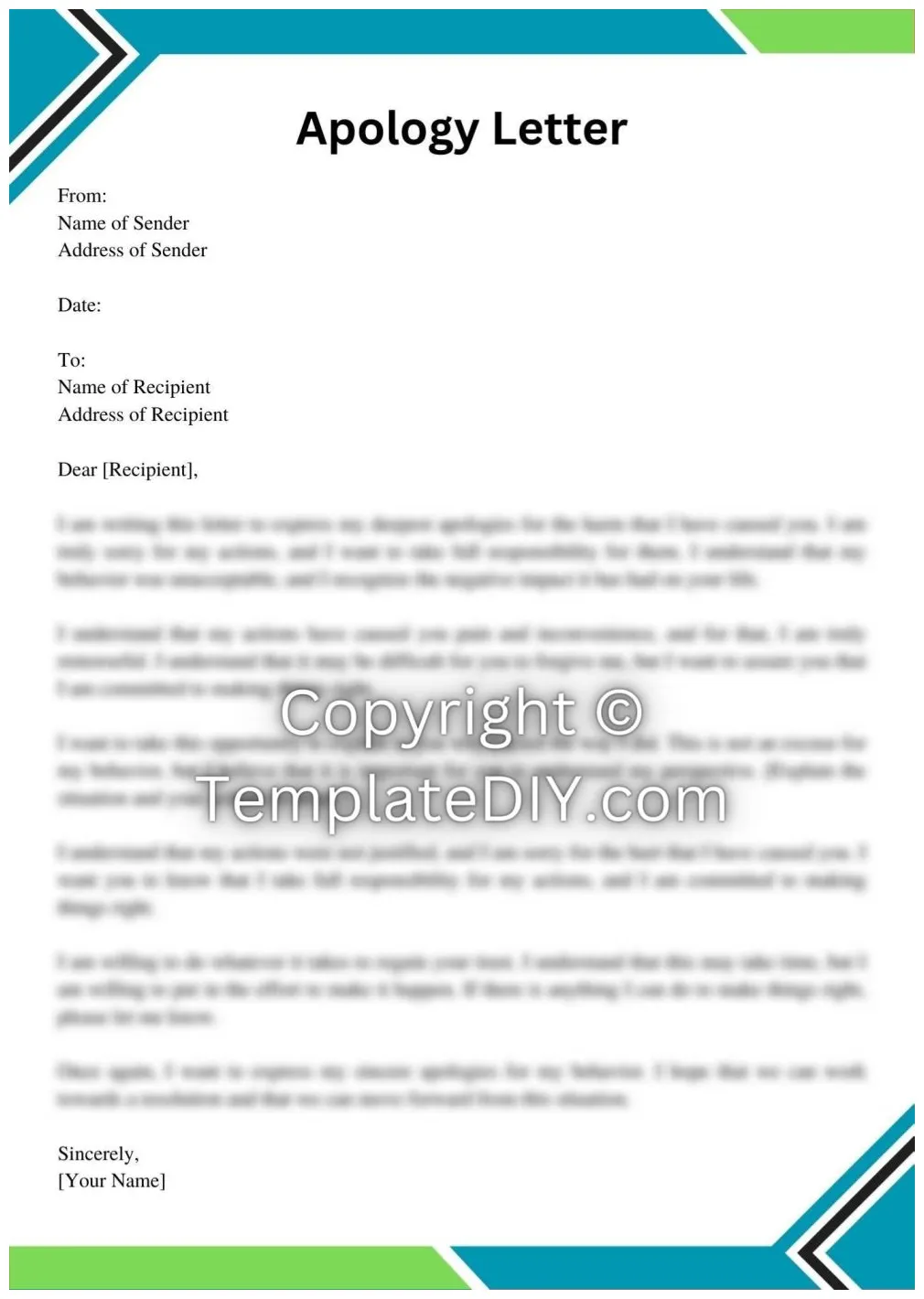 Sample template with examples printable coloring page