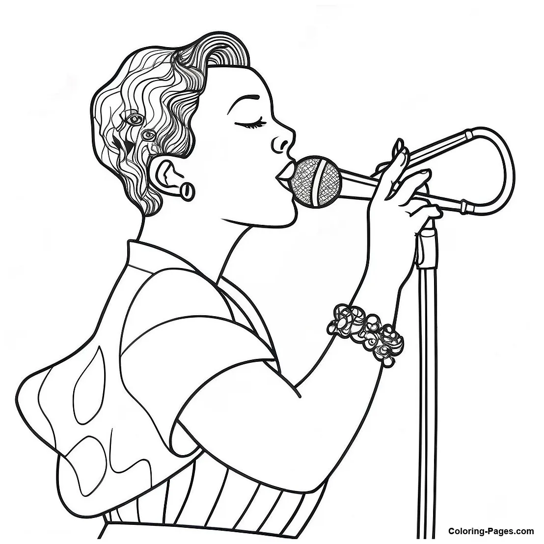 Jazz coloring-pages