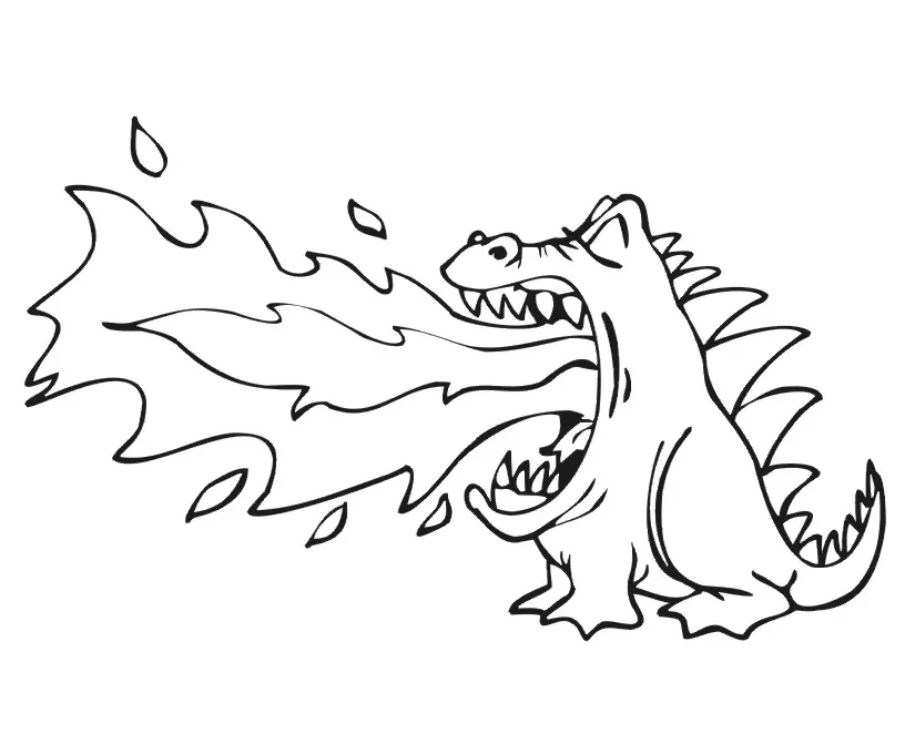 Fire coloring pages for kids coloring home