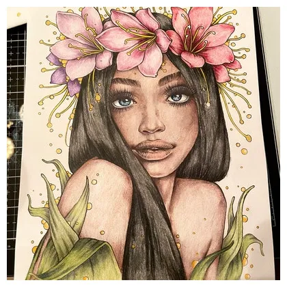 Siren Coloring Page Printable Adult Colouring Pages Book Download