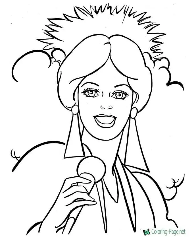 Classic rock coloring page coloring pages