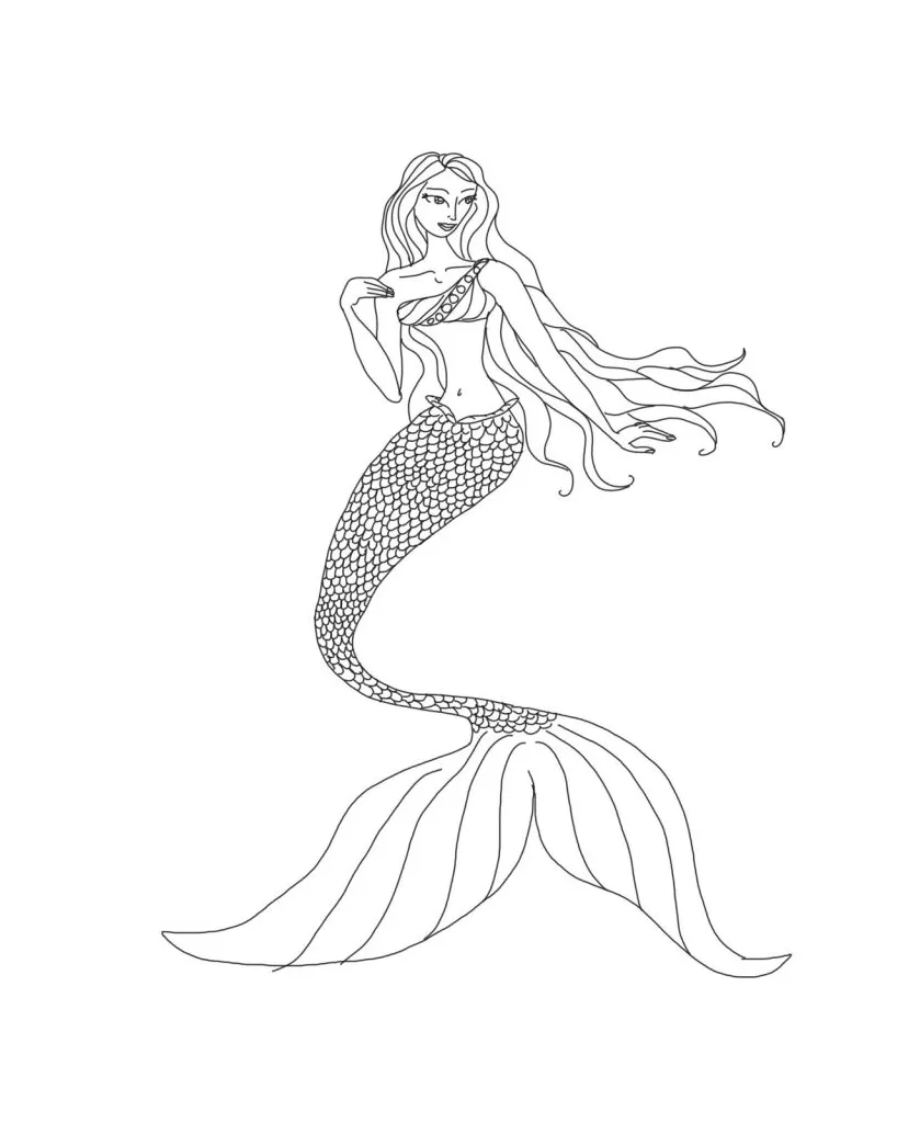 Siren coloring pages at getdrawings