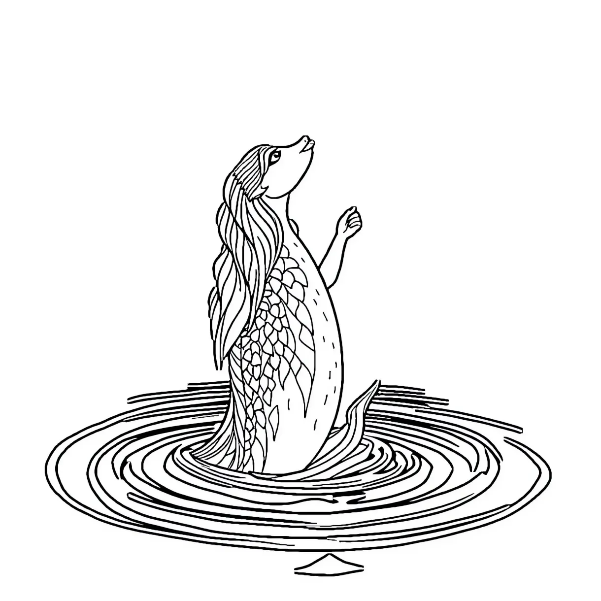 Best siren coloring pages free printable pdf