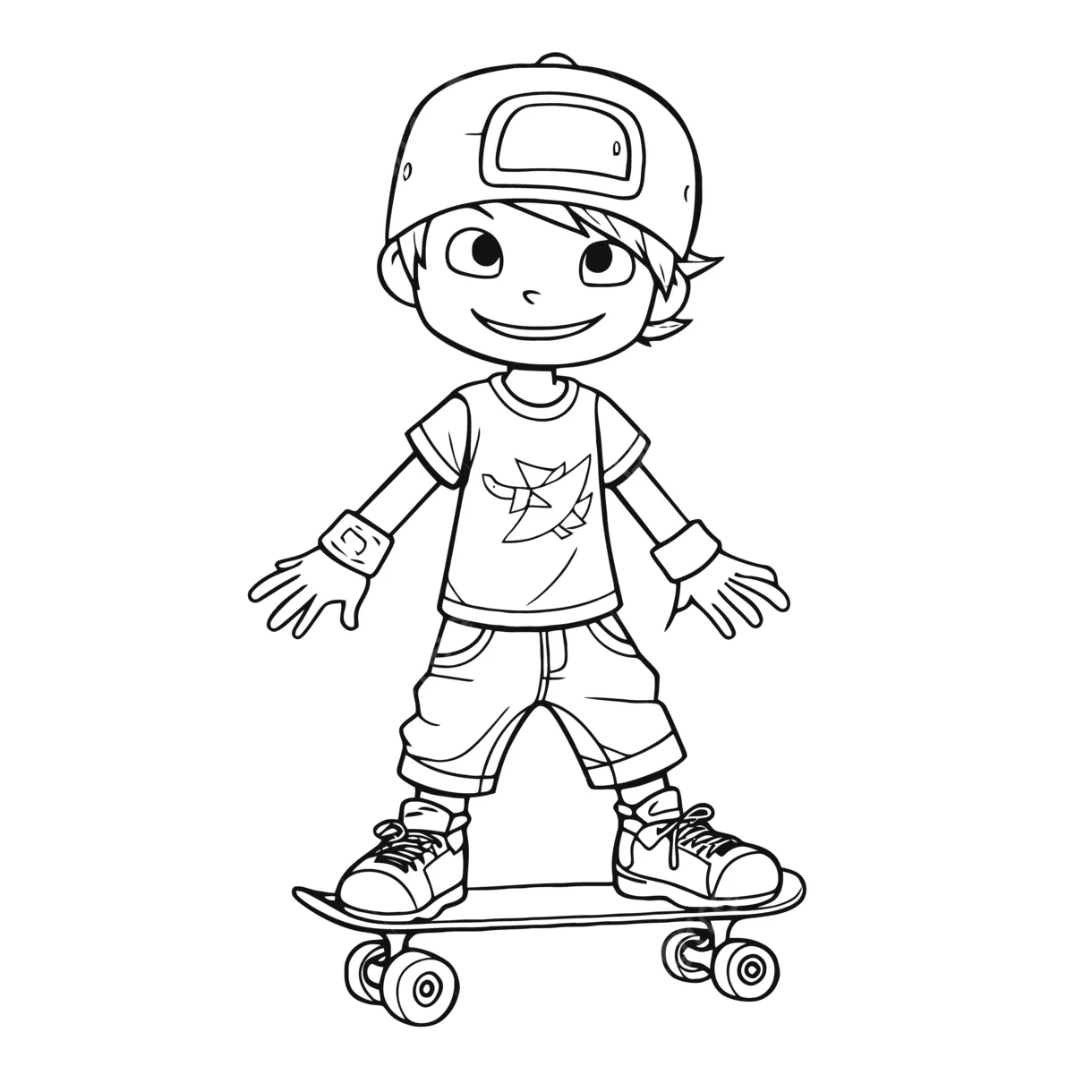 Skater Boy Coloring Pages [2025]