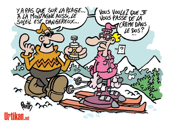 Neige & ski pentes raides urtikan