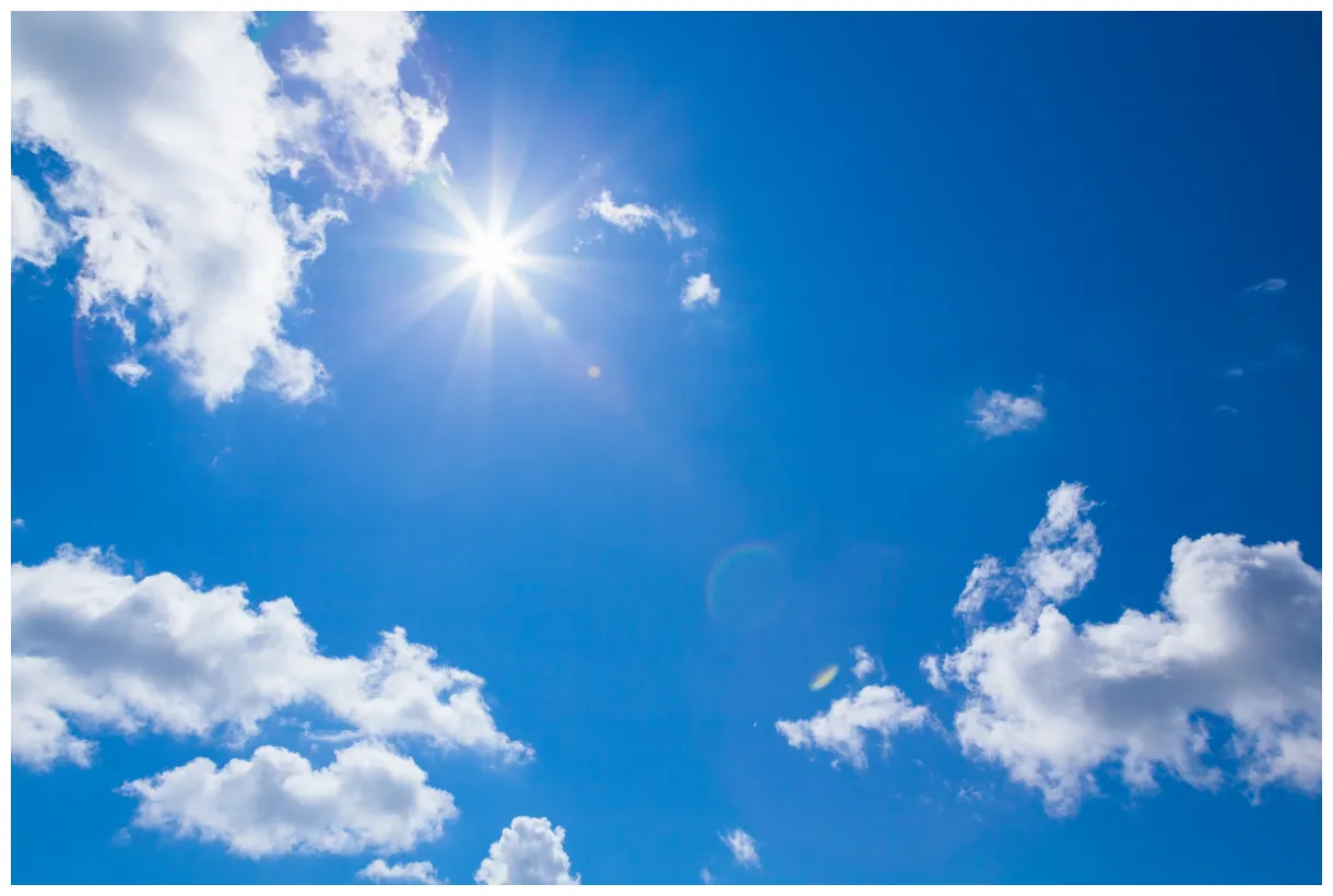 Soleil nuages ciel bleu stock libre public domain pictures