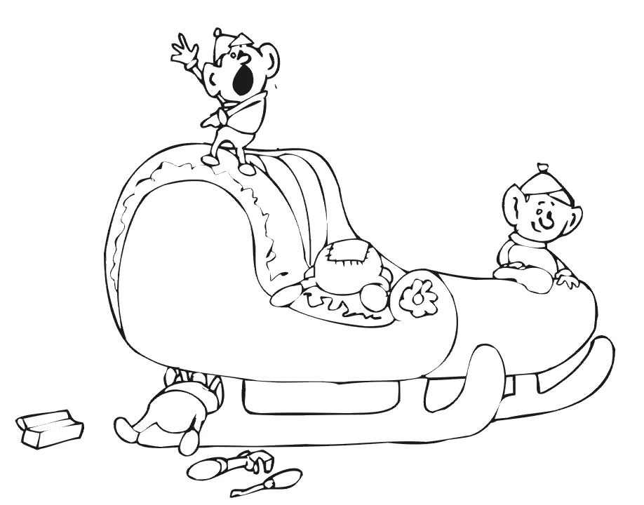 Santa s coloring nation