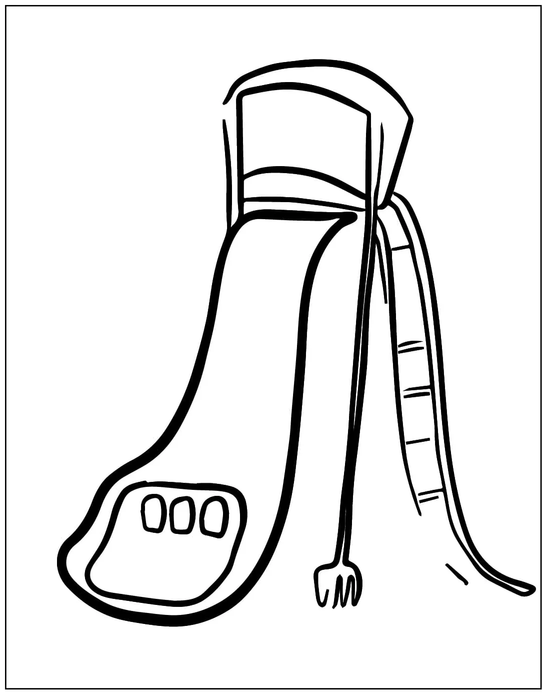 Scary The Extra Slide Coloring - Play Free Coloring Game Online