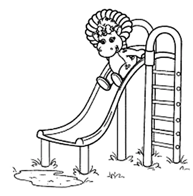 Slide Coloring Page at GetColorings.com | Free printable colorings