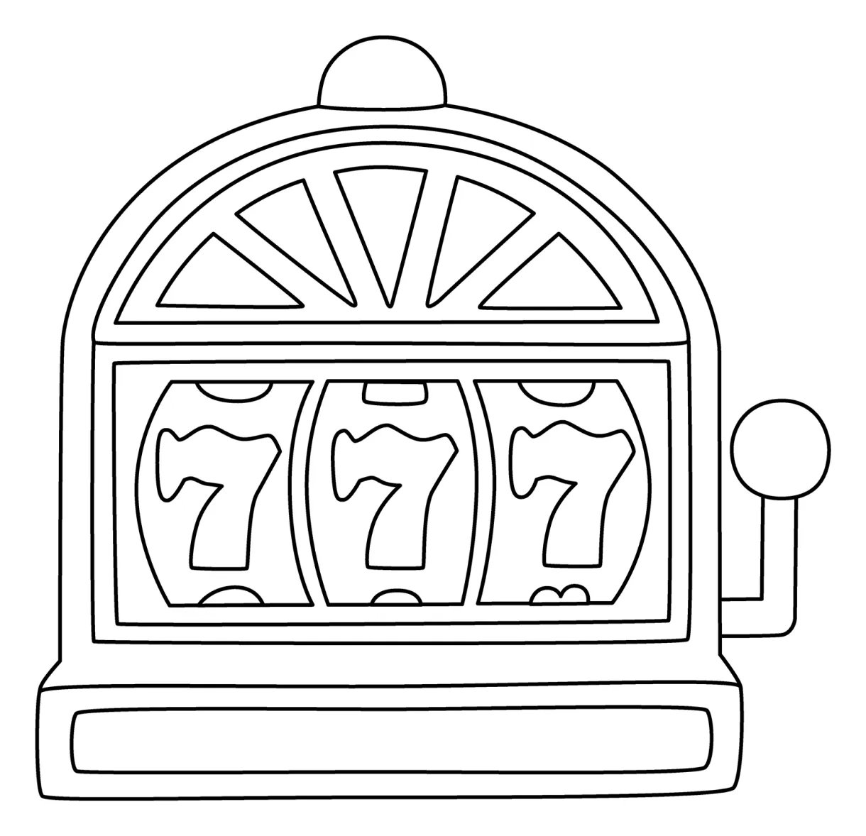 Slot machine emoji coloring page colouringpages
