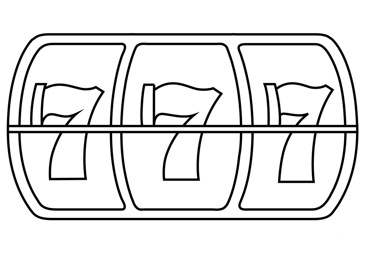 Slot machine emoji coloring page colouringpages