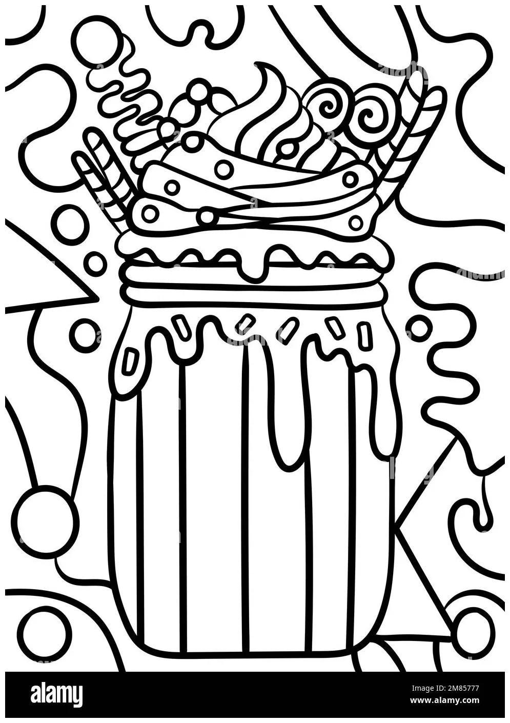 Smoothie Coloring Coloring Pages