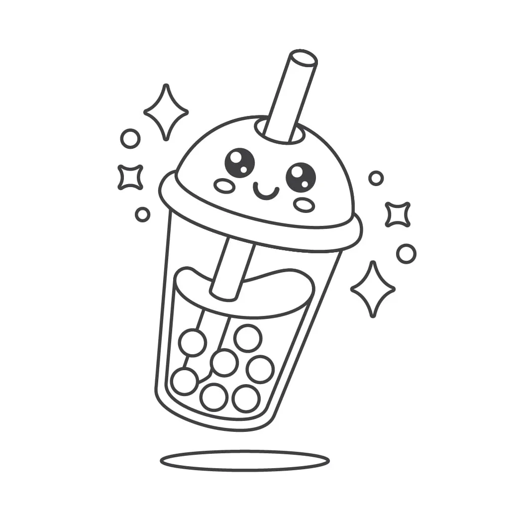 Smoothie Coloring Coloring Pages