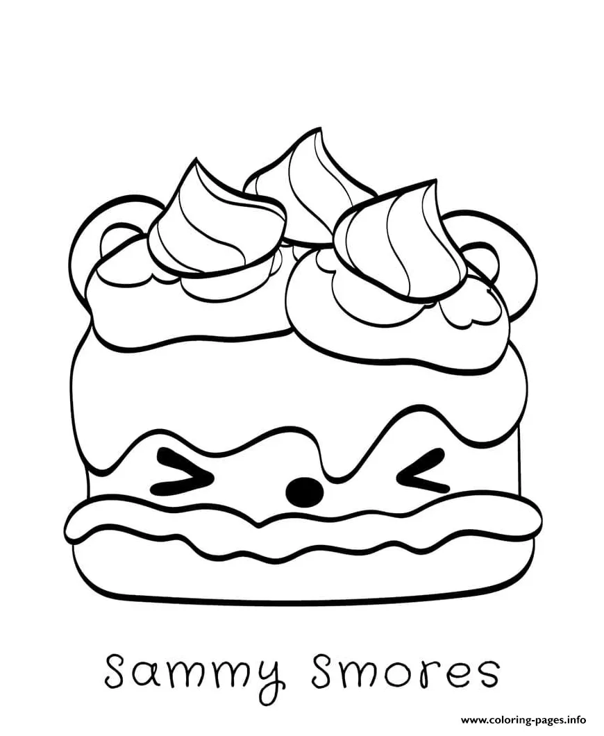 Smores coloring pages coloring home
