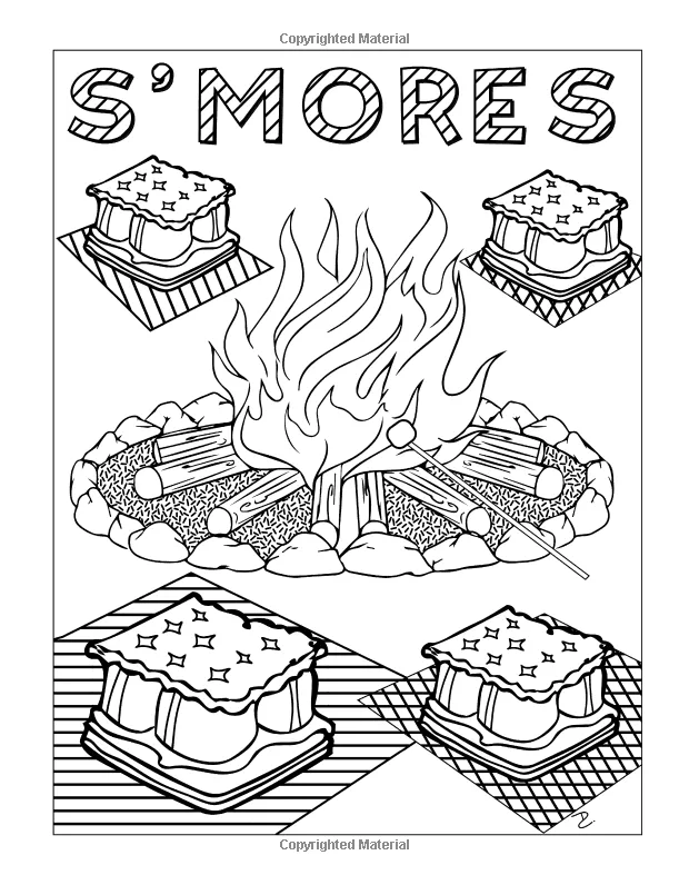 Smores coloring pages coloring pages