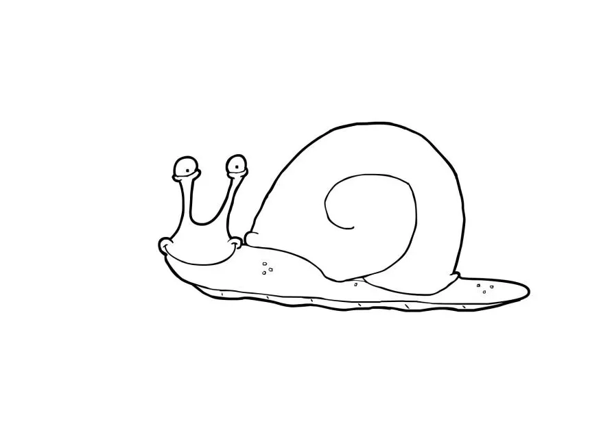 Coloring page snail free printables img 13751