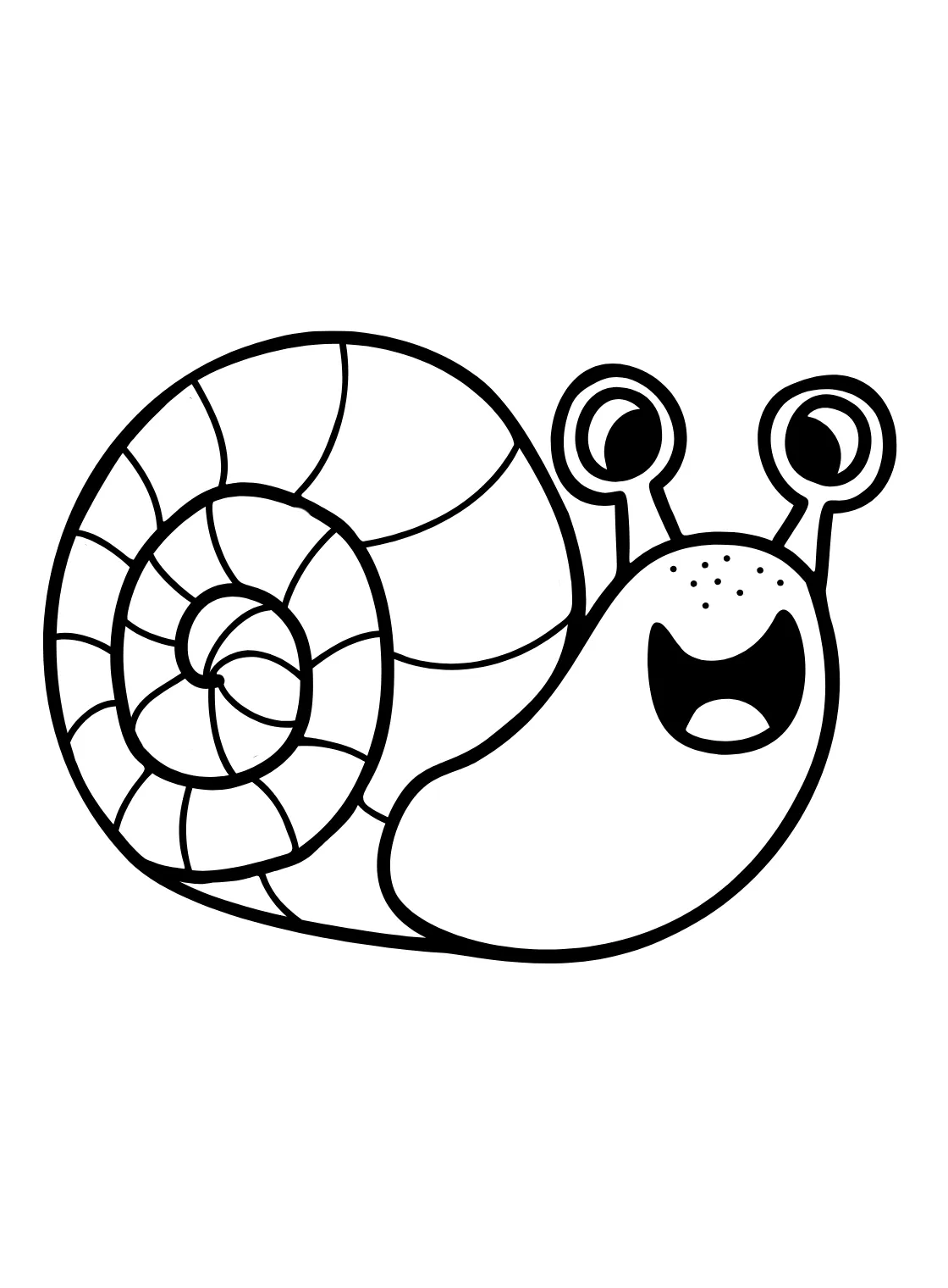 Free snail coloring page fun for kids! printable aesthetic